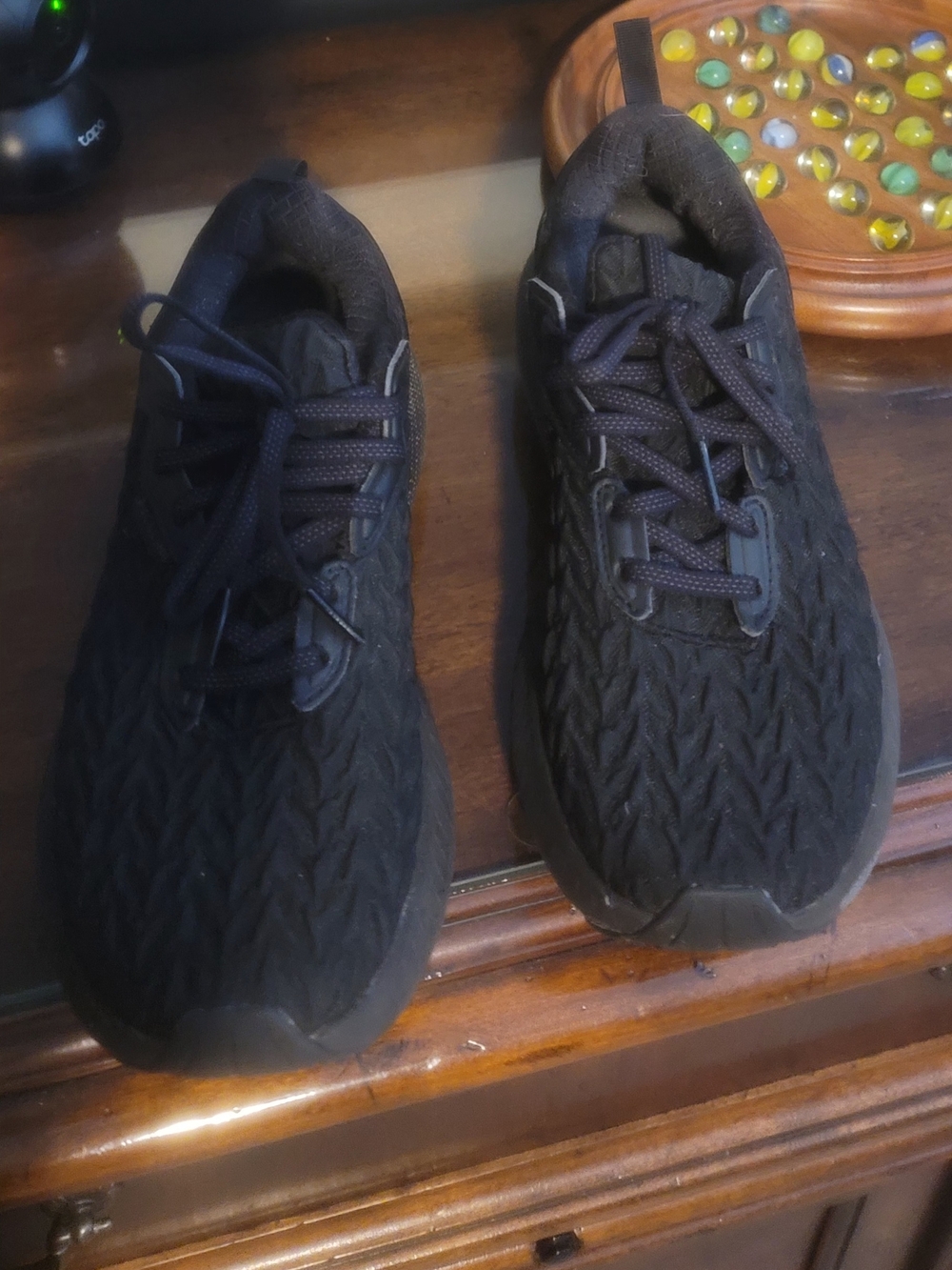 Under Armour Women's Black Knit Running Sneakers